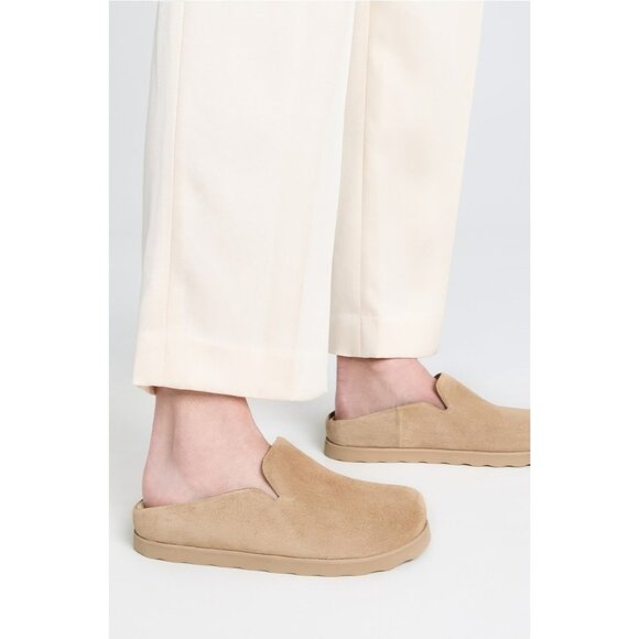 Vince Decker Mens Slip On Decker Suede Mules/ Camel / Size 11 / msrp $275 - Picture 1 of 13
